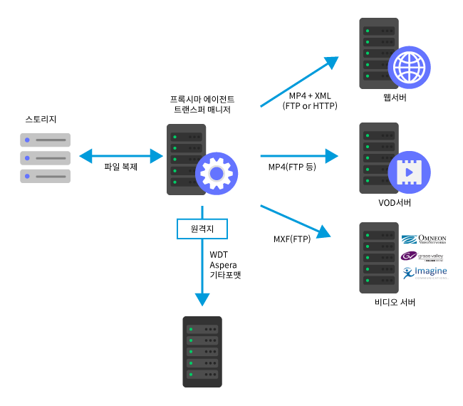 Ariel Transfer Transfer Manager diagram